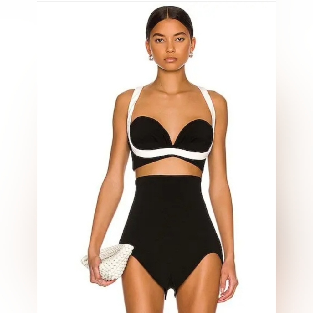 Monot Black and White Women's Bra Top Xs